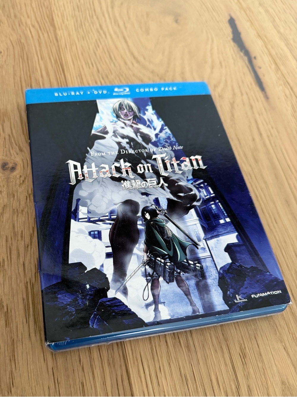 Attack On Titan Blu-ray + DVD Combo Pack